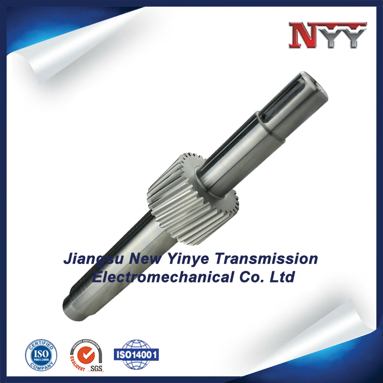 Food processing machinery feed speed gear shaft